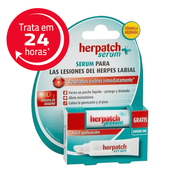 Sérum para o herpes labial